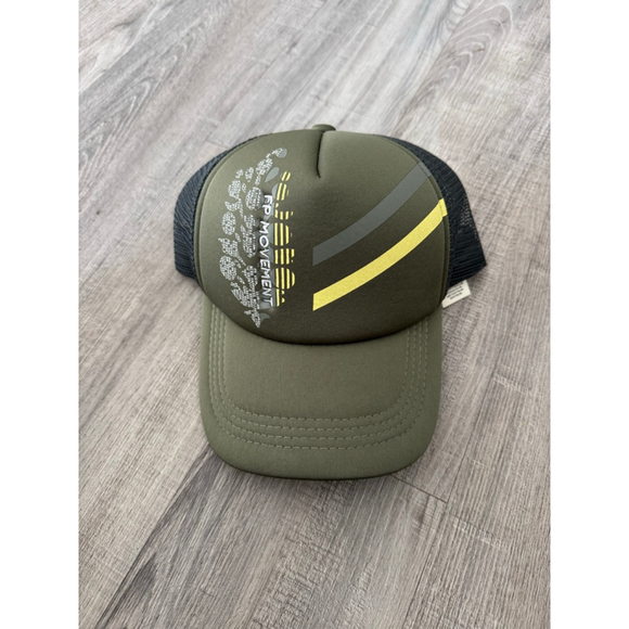 FP Movement Trail Runner Trucker Hat NWT One Size Olive - Picture 4 of 7